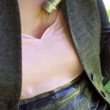MadelineOasis: Oasis Video--Thick Silver Thread Business Suit Soaked