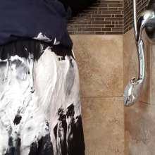 MadelineOasis: Oasis Video--Trashing a Nice Suit With Shaving Cream