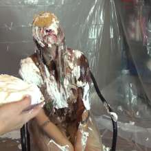 Jayce: Payton and Jezzies First Messy Game of Pies and Slime, Cameo by me!