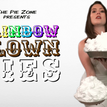 PieZone: Pompous Rich Woman Gets Rainbow Clown Pied!