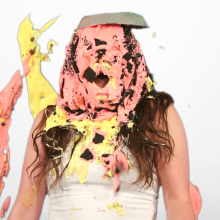 PieZone: Pompous Rich Woman Gets Rainbow Clown Pied!