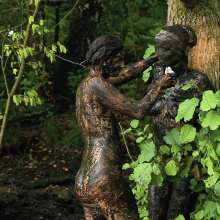 Pure Paint: Suma in Forest Mud Bondage