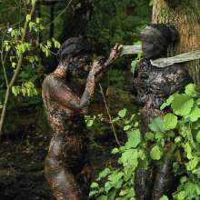 Pure Paint: Suma in Forest Mud Bondage