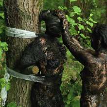 Pure Paint: Suma in Forest Mud Bondage