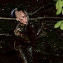 Pure Paint: Suma in Forest Mud Bondage