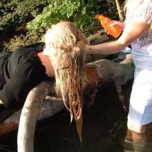 forklift86: Shampoo at the lake