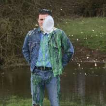 wamgame1: Chris Gets Wet Outdoors Twice (and Messy Once)