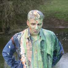 wamgame1: Chris Gets Wet Outdoors Twice (and Messy Once)