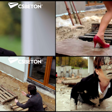 Gater: Mud faceplant in a Czech commercial