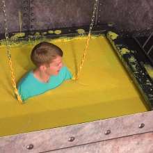 WamtasticUK: Lowered into Giant Cold Slime Tanks The Vat Aiden Vs Josh