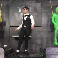 WamtasticUK: Lowered into Giant Cold Slime Tanks The Vat Aiden Vs Josh