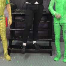 WamtasticUK: Lowered into Giant Cold Slime Tanks The Vat Aiden Vs Josh