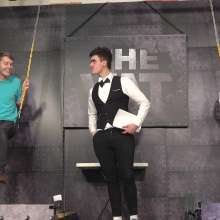 WamtasticUK: Lowered into Giant Cold Slime Tanks The Vat Aiden Vs Josh