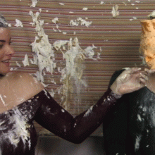 SlapstickStuff: SlapstickStuff's Epic Two-Girl Glam Scene!