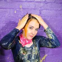 DungeonMasterOne: Lady Rose gets very messy in shortalls!