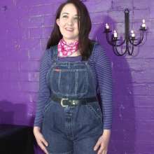 DungeonMasterOne: Lady Rose gets very messy in shortalls!