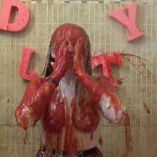 Big_Tits_Gunge: Lauren Slimed and Splattered In  'Dirty Girl'