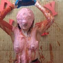 Big_Tits_Gunge: Lauren Slimed and Splattered In  'Dirty Girl'