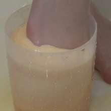 Big_Tits_Gunge: Lauren Totally Slimed With Eggs and Foot Play