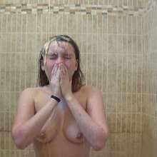 Big_Tits_Gunge: Lauren Totally Slimed With Eggs and Foot Play