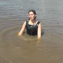 DungeonMasterOne: Mud Mad Maude in a PVC Catsuit!