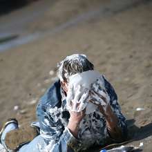 wamgame1: Mike Gets Muddy and Foamy