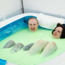 CandyCustard: Photoset: Ivy and Satine PVC Gunge Pool