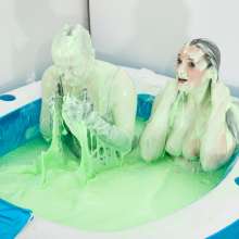 CandyCustard: Photoset: Ivy and Satine PVC Gunge Pool