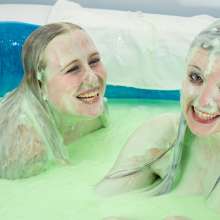 CandyCustard: Photoset: Sneaky Deep Pool Fun
