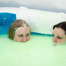 CandyCustard: Photoset: Sneaky Deep Pool Fun