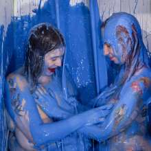 CandyCustard: Photoset: Two Girl PVC Gunge
