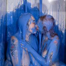 CandyCustard: Photoset: Two Girl PVC Gunge