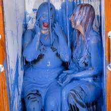 CandyCustard: Photoset: Two Girl PVC Gunge