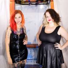 CandyCustard: Photoset: Two Girl PVC Gunge