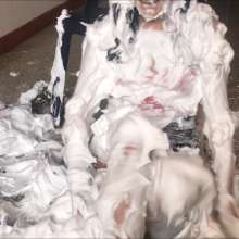 RevSlymsford: Rosy's Non-Stop Pie Barrage Obliteration: Covered in 45 Pies