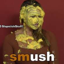 SlapstickStuff: Now Edited!  Sasha's Messy Workout, Plus Smash vs.  Smush!