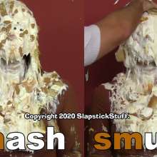 SlapstickStuff: Now Edited!  Sasha's Messy Workout, Plus Smash vs.  Smush!