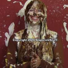 SlapstickStuff: Now Edited!  Sasha's Messy Workout, Plus Smash vs.  Smush!