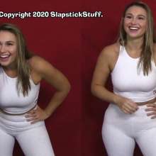 SlapstickStuff: Now Edited!  Sasha's Messy Workout, Plus Smash vs.  Smush!