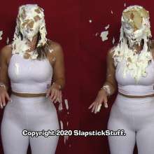 SlapstickStuff: Now Edited!  Sasha's Messy Workout, Plus Smash vs.  Smush!
