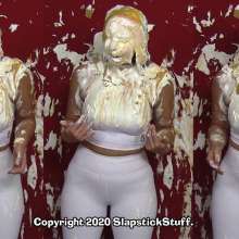 SlapstickStuff: Now Edited!  Sasha's Messy Workout, Plus Smash vs.  Smush!