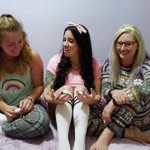 The Man and The Wife: New Download: 'The Sleepover' (3 girl scene with pies!)