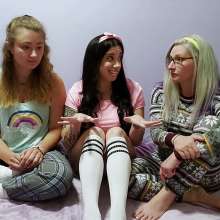 The Man and The Wife: New Download: 'The Sleepover' (3 girl scene with pies!)