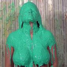 Anglefan: Hot busty blonde slimed