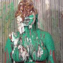 Anglefan: Hot busty blonde slimed