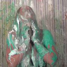 Anglefan: Hot busty blonde slimed