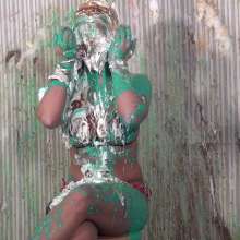 Anglefan: Hot busty blonde slimed