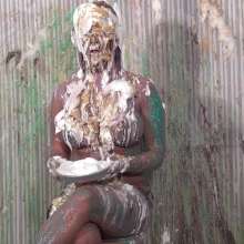 Anglefan: Hot busty blonde slimed