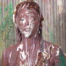 Anglefan: Hot busty blonde slimed