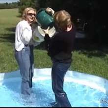 wamtec: Wet Jeans Girls--Steffi and Angel